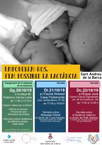 Setmana Lactància Materna FHSJDM2019 Sant Andreu de la Barca