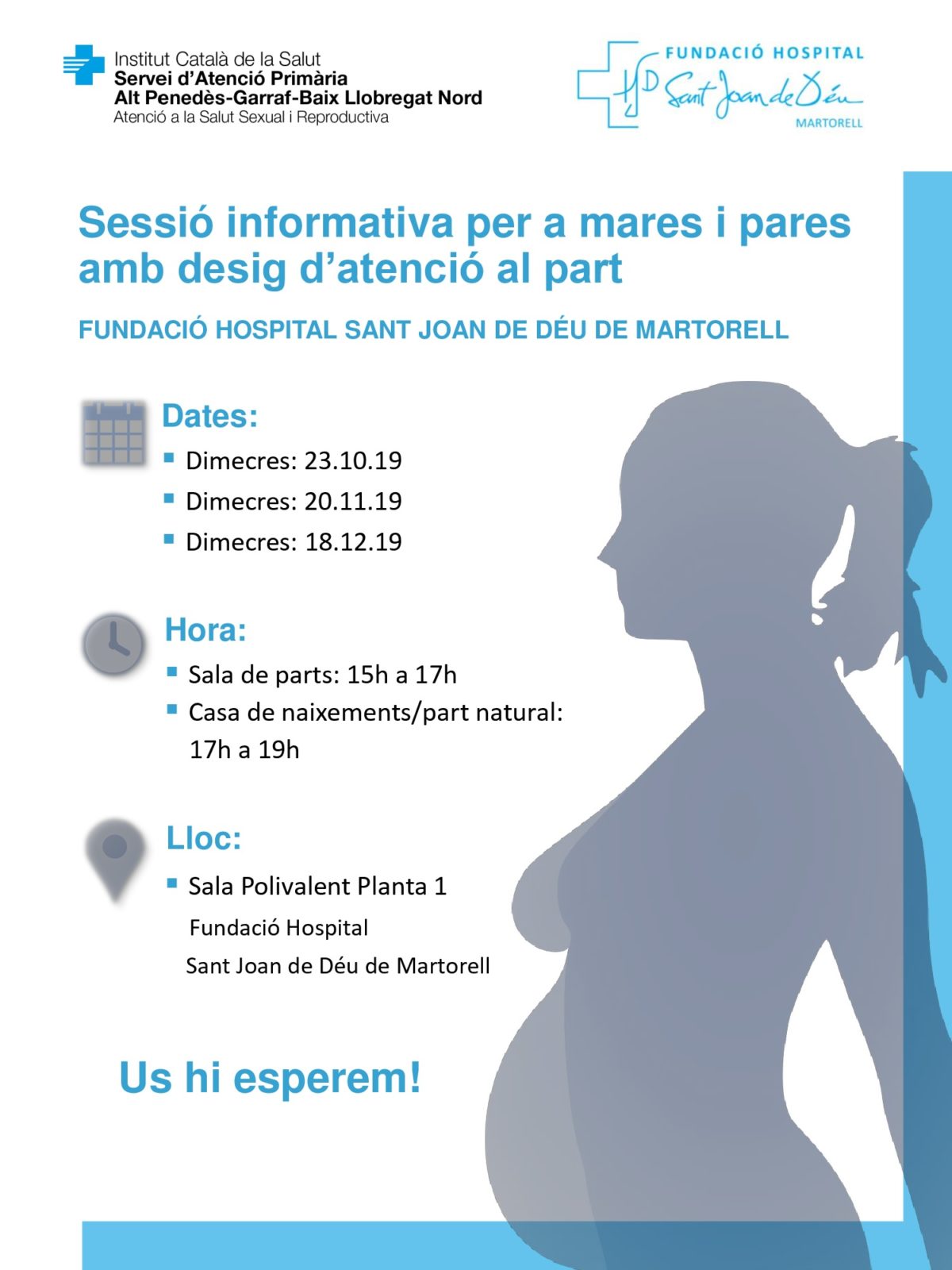 Sessions informatives Atenció al Part FHSJDM 2019