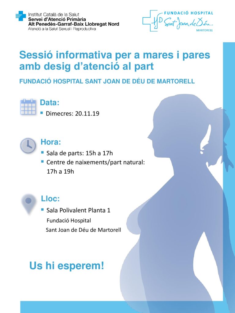 Sessió informativa Atenció Part FHSJDM 2019