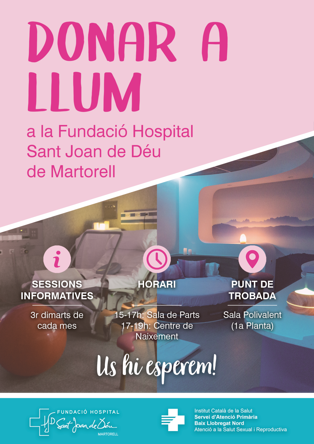 Cartell FHSJDM Donar a Llum 2020
