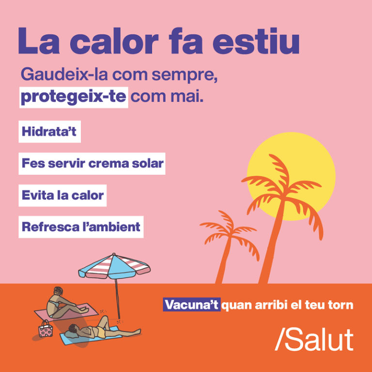 Cartell calor_estiu 2021 Salut FHSJDM