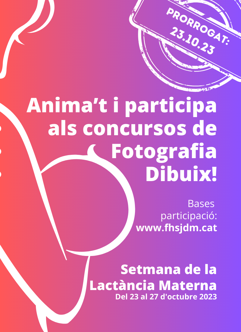 Pròrroga Concursos Fotografia i Dibuix FHSJDM SLM 2023