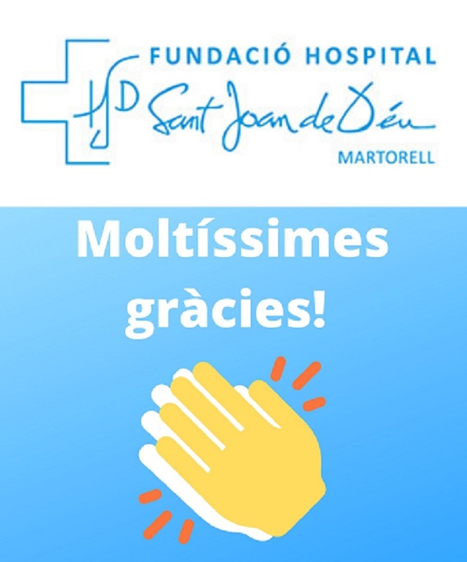 Moltíssimes gràcies! FHSJDM