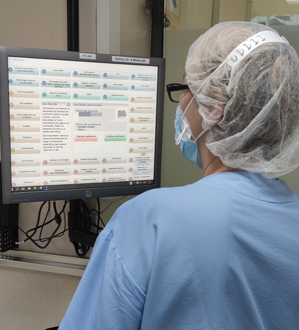 Nou ordinador triatge Urgencies FHSJDM