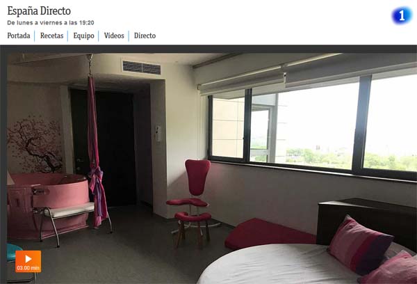 Reportatge a TVE sobre la casa de parts de l'Hospital de Martorell